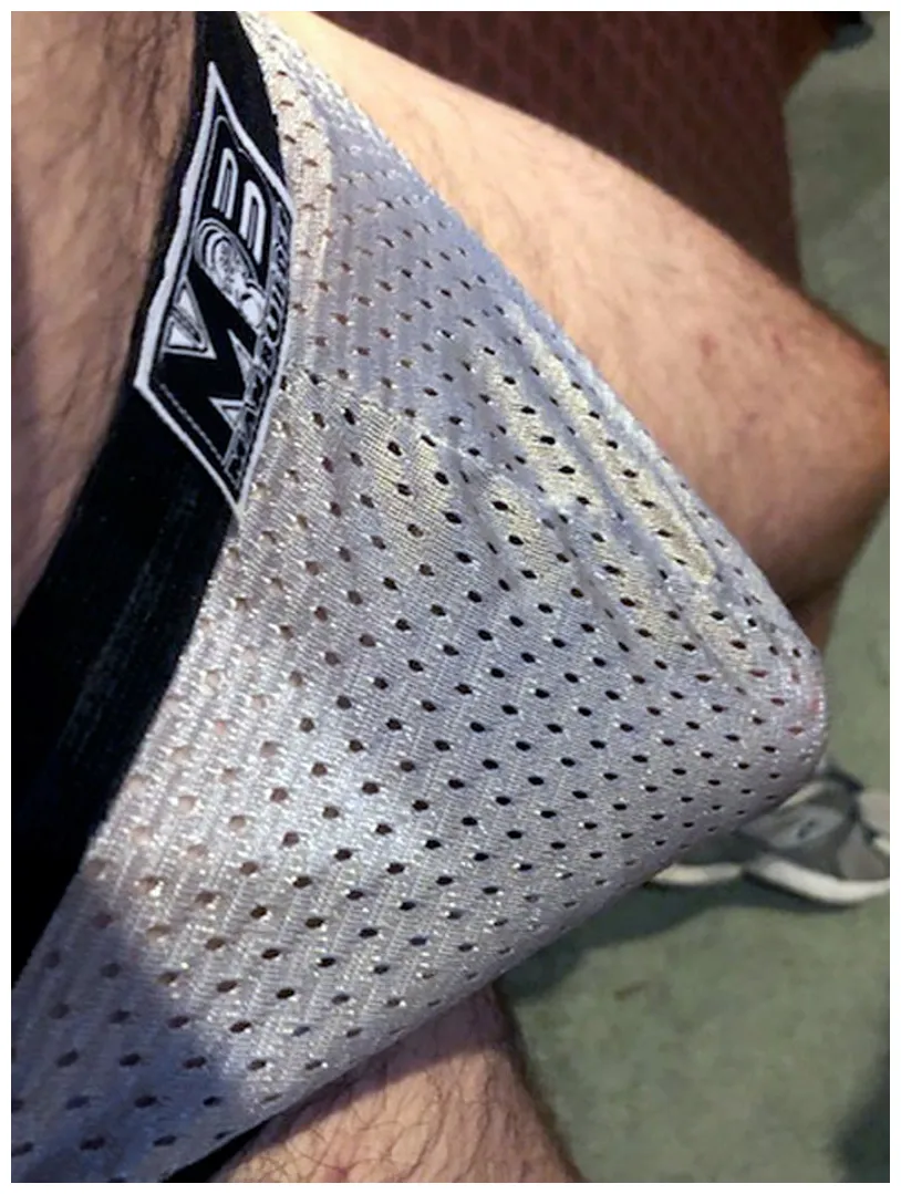 Silver mesh jockstrap/man-builder narrow waist jock/ etsy
