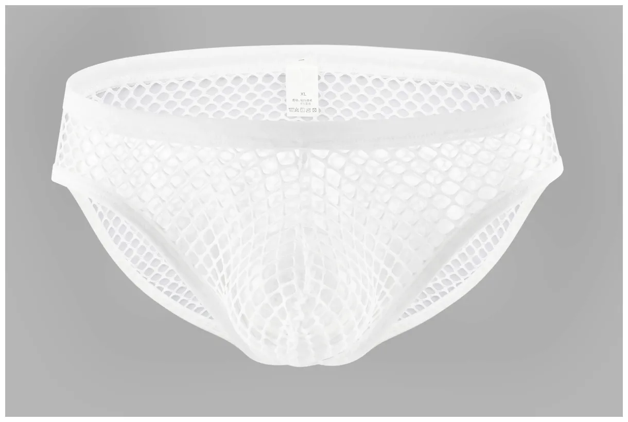 Men's briefs breathable, loose fitting, and transparent