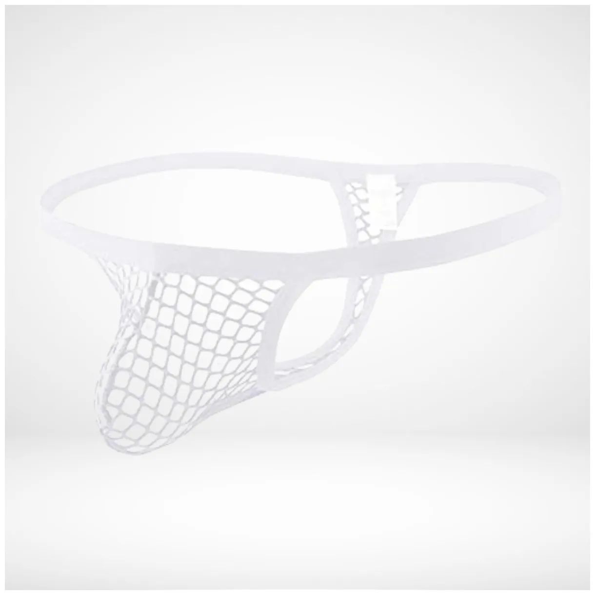 No secret's men's mesh thong lightweight, breathable fit crownjewel