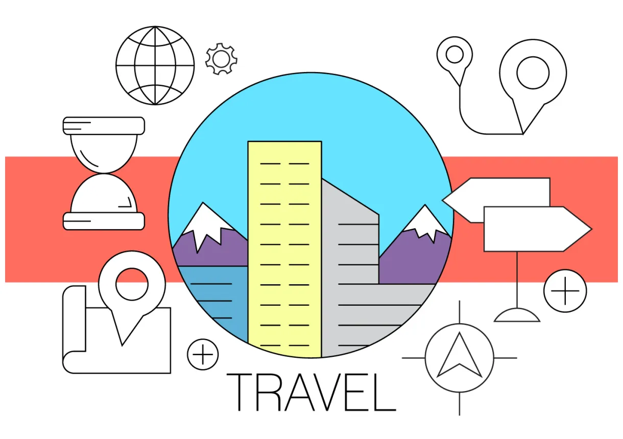 Free travel icons 132740 vector art at vecteezy