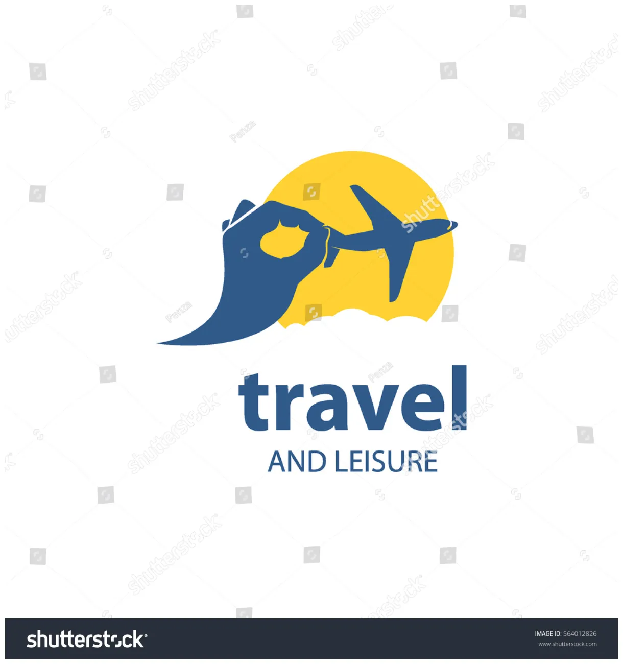 Travel vector logo stock vector 564012826 shutterstock