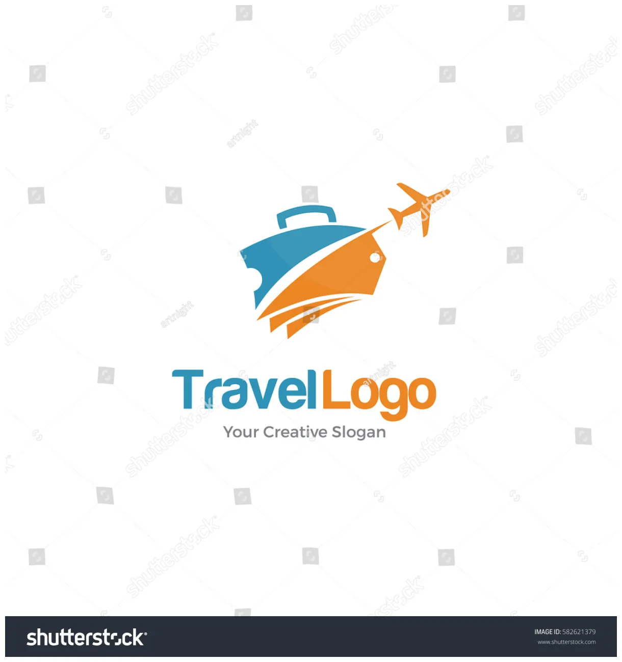Travel logo vector illustration stock vector 582621379