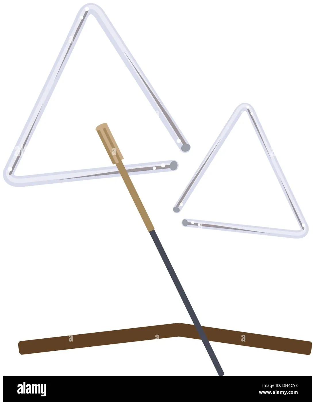 Triangle musical instrument hi-res graphy and s alamy printable coloring page