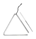Amazon dd 6" music percussion triangle, striker, holder & case