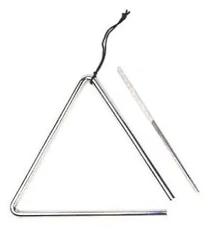 Amazon dd 7" chrome music percussion triangle, striker & case new printable coloring page