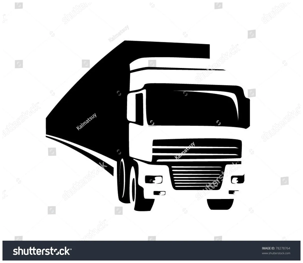 Vector truck icon stock vector 78278764