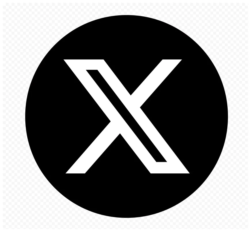 Twitter X Logo Clipart Background free PNG | TOPpng