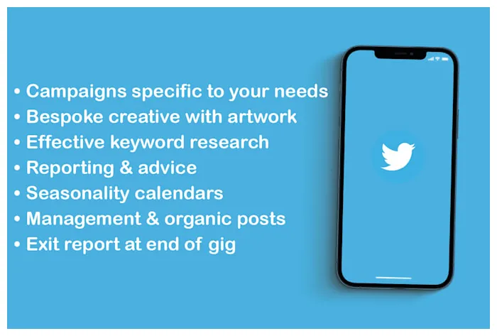 Create and manage your twitter advertising campaign by Sideways2022