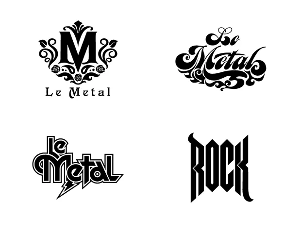 Logos and typography on behance