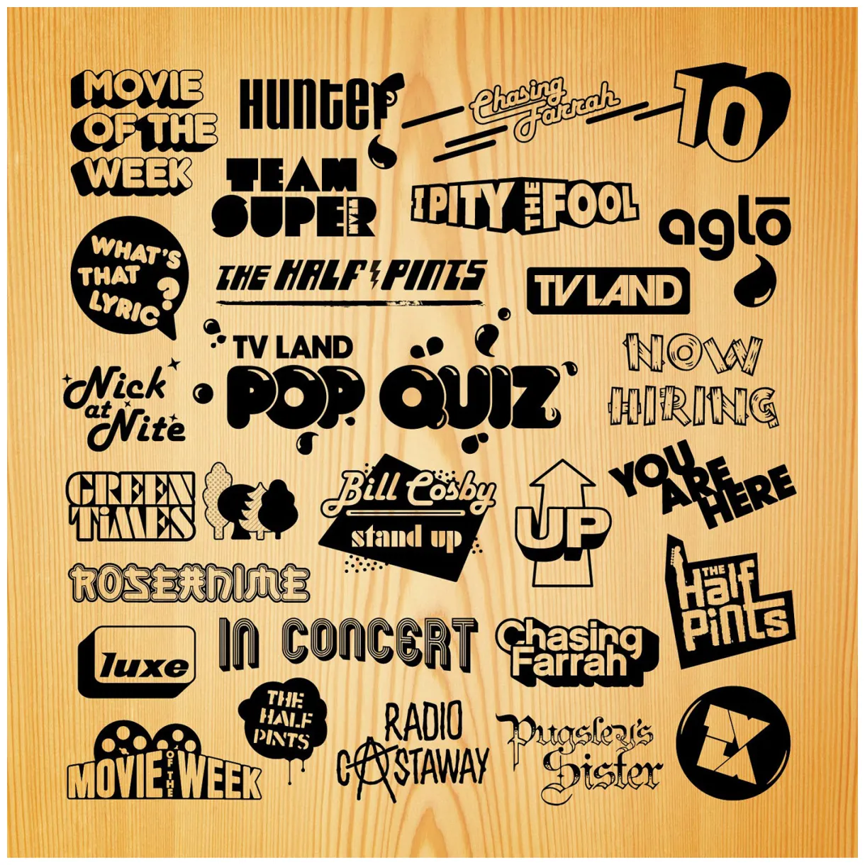 Logos / typography / illustration on behance