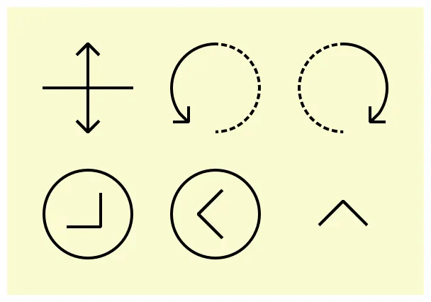 Arrow ui icons by icon junction