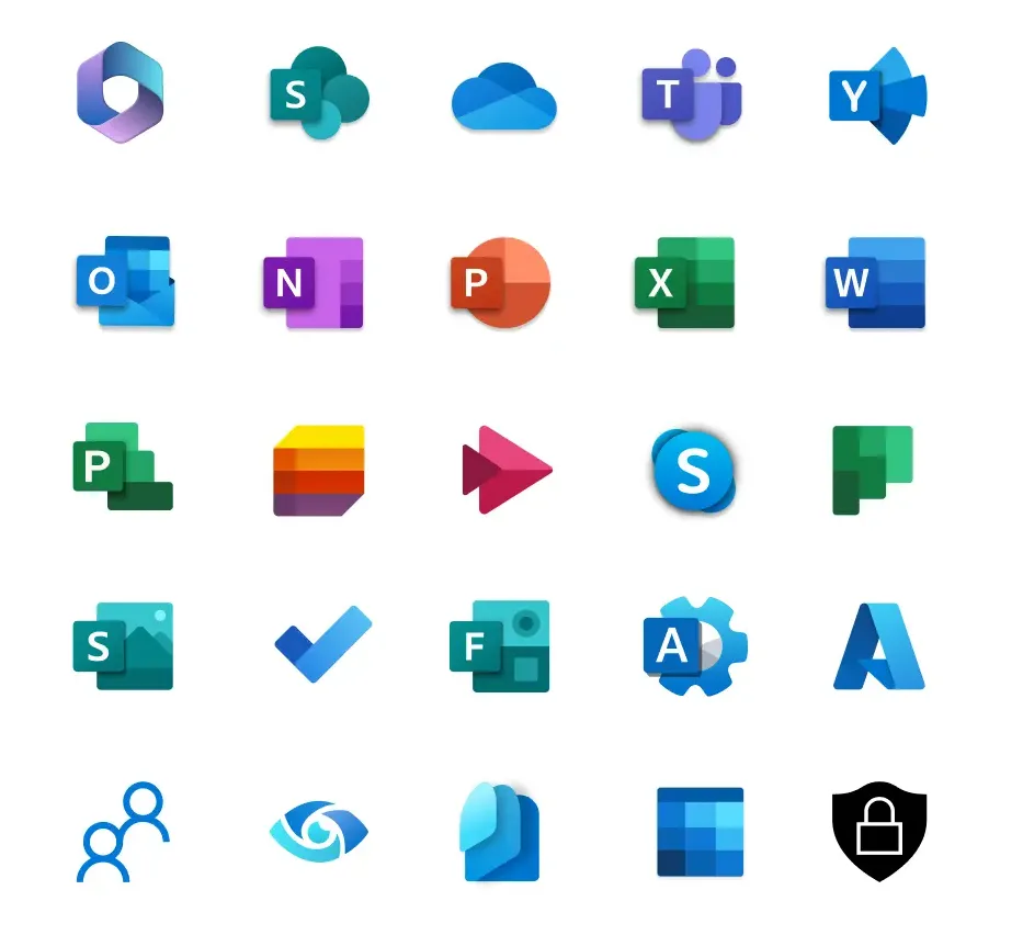 Download free microsoft app icons pack figma free app icons, figma
