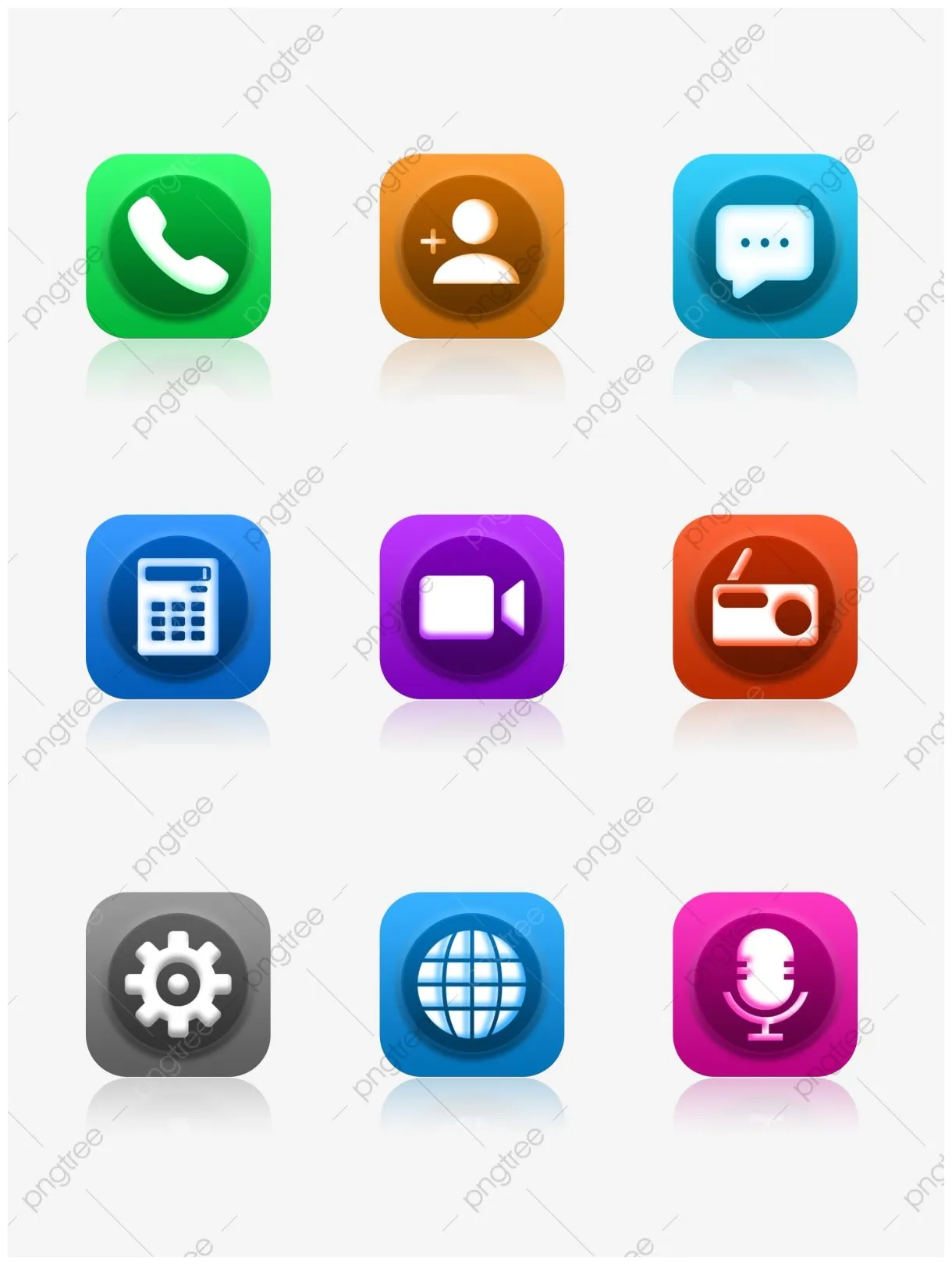 Mobile app free png and psd files