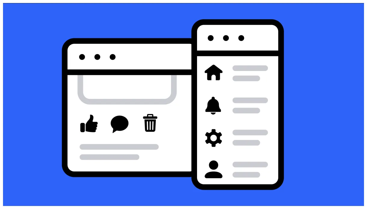Flat ui design icons