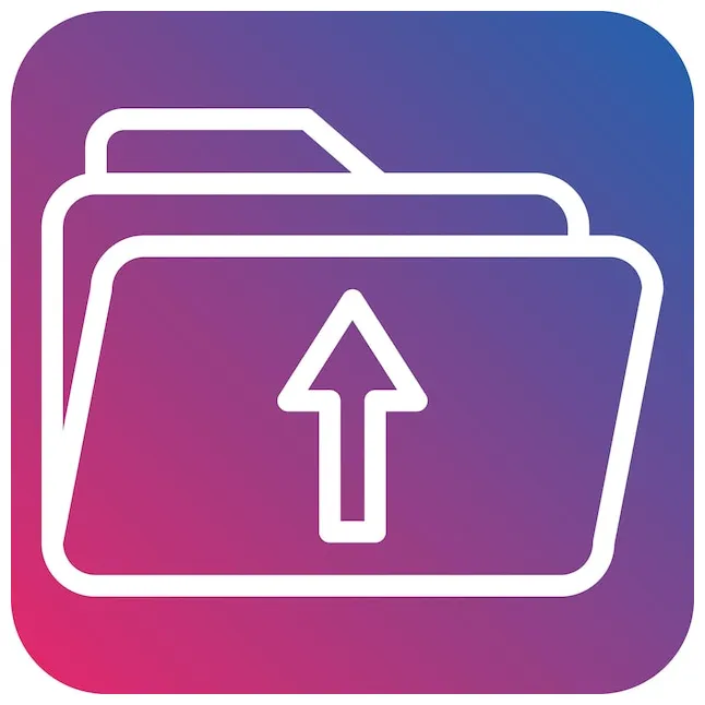 Premium vector vector design upload icon style