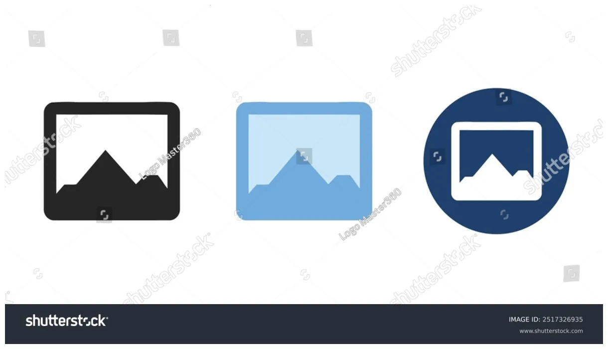 Picture generic stock vector