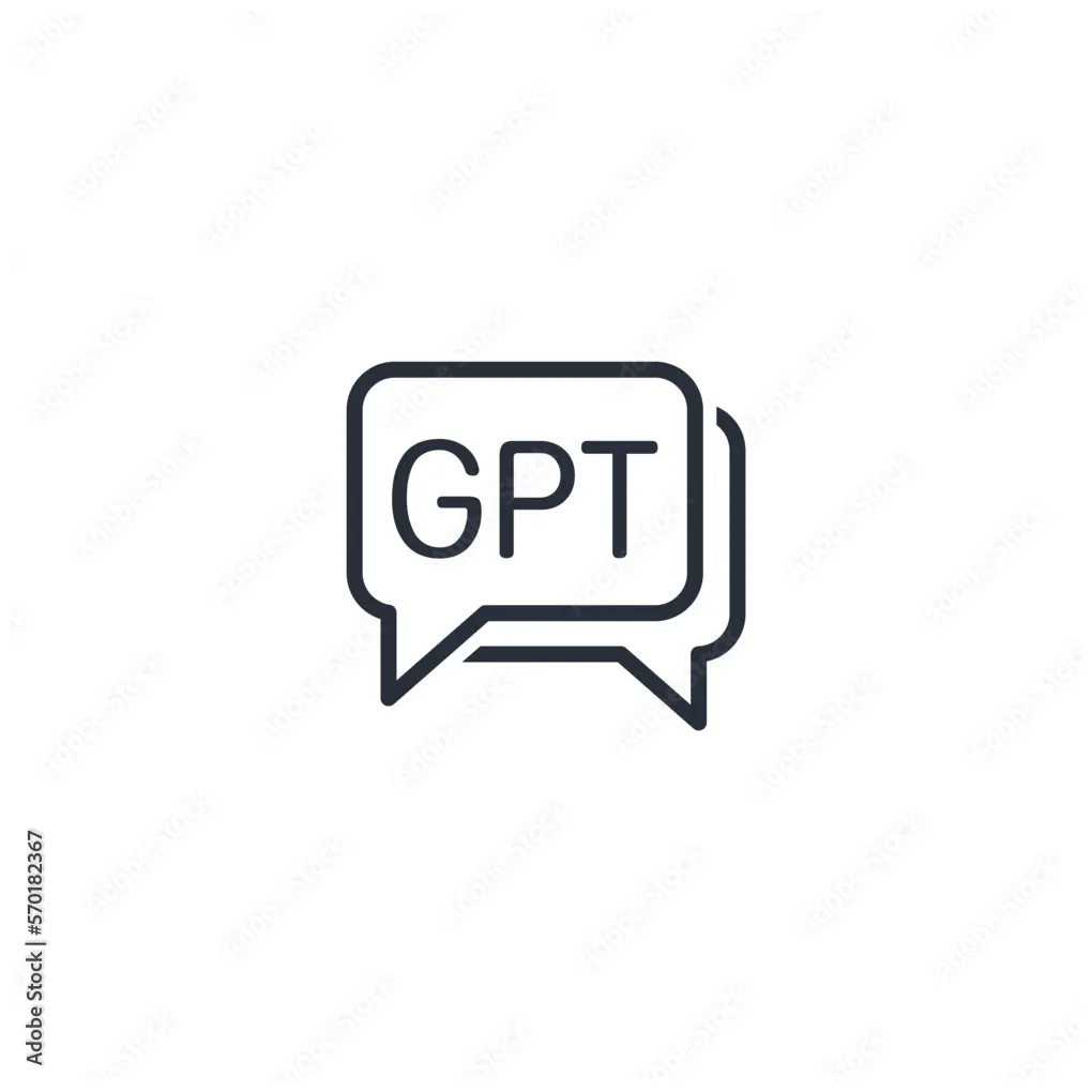 Vecteur stock chat gpt. chatbot with artificial intelligence. vector