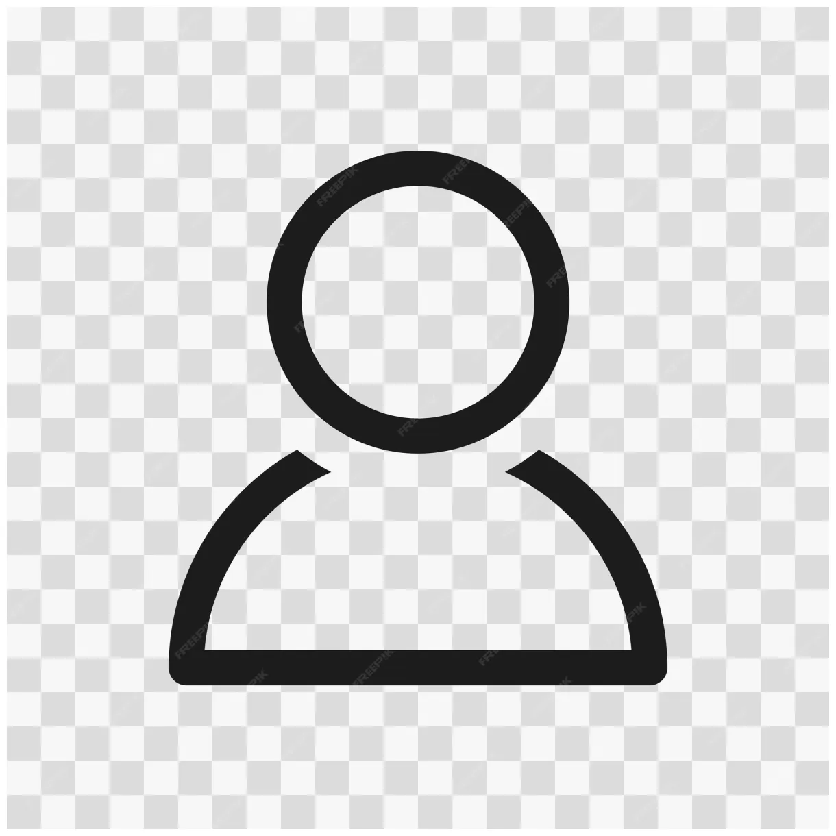 Premium vector free vector user icon simple line