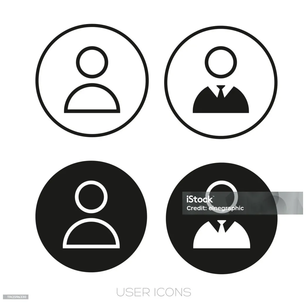 User icon set stock illustration download now avatar