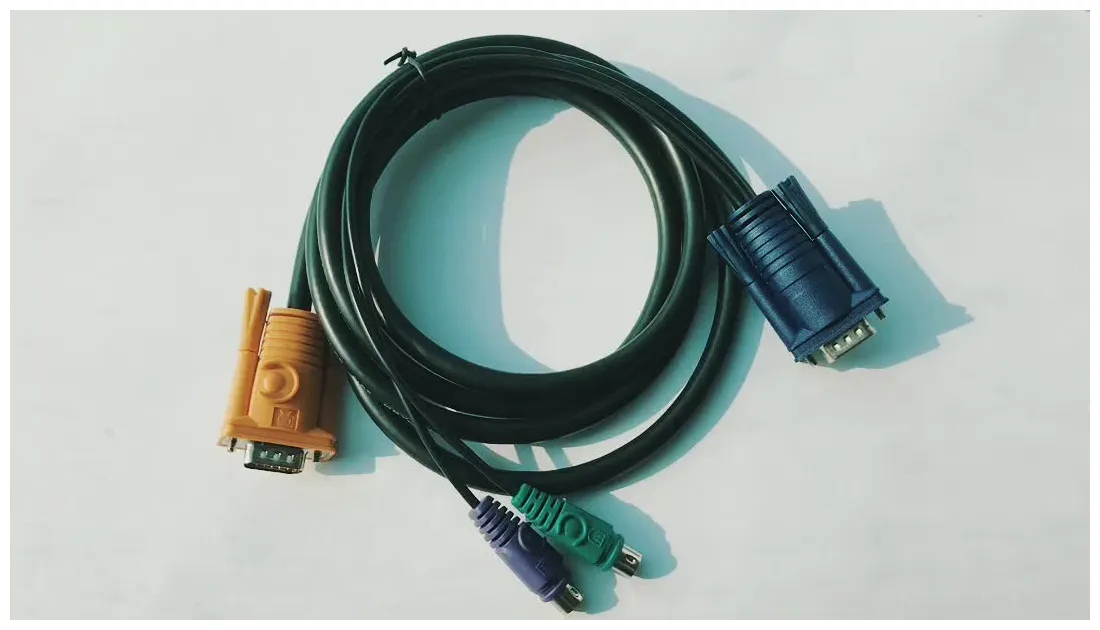 3-in-1 ps2 keyboard mouse and vga male to male kvm switch cable buy