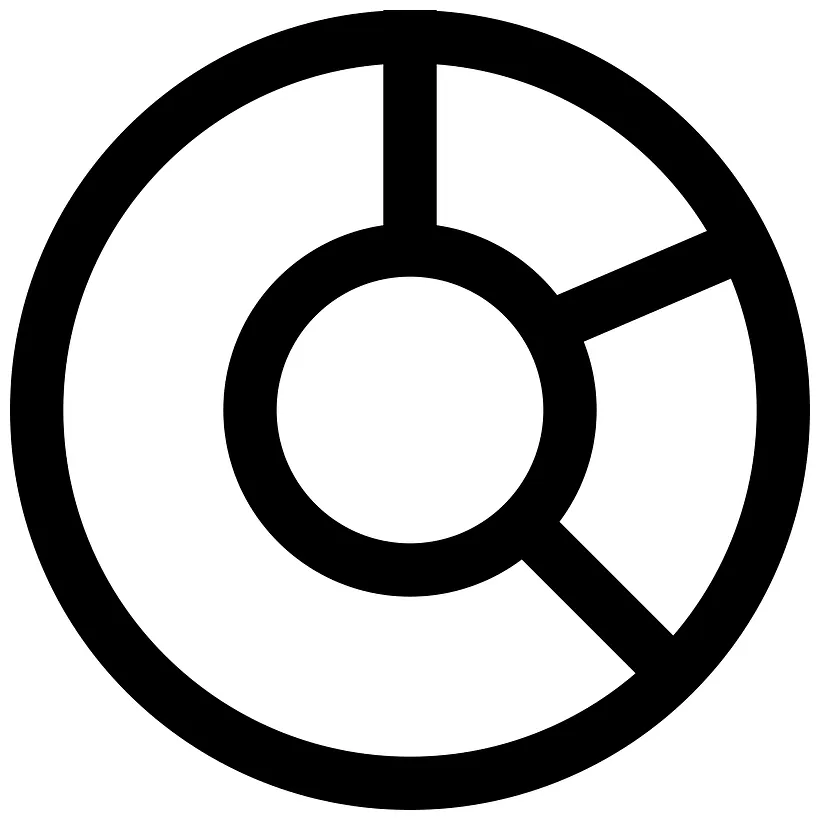 Donut-chart icon. Free download transparent .PNG | Creazilla