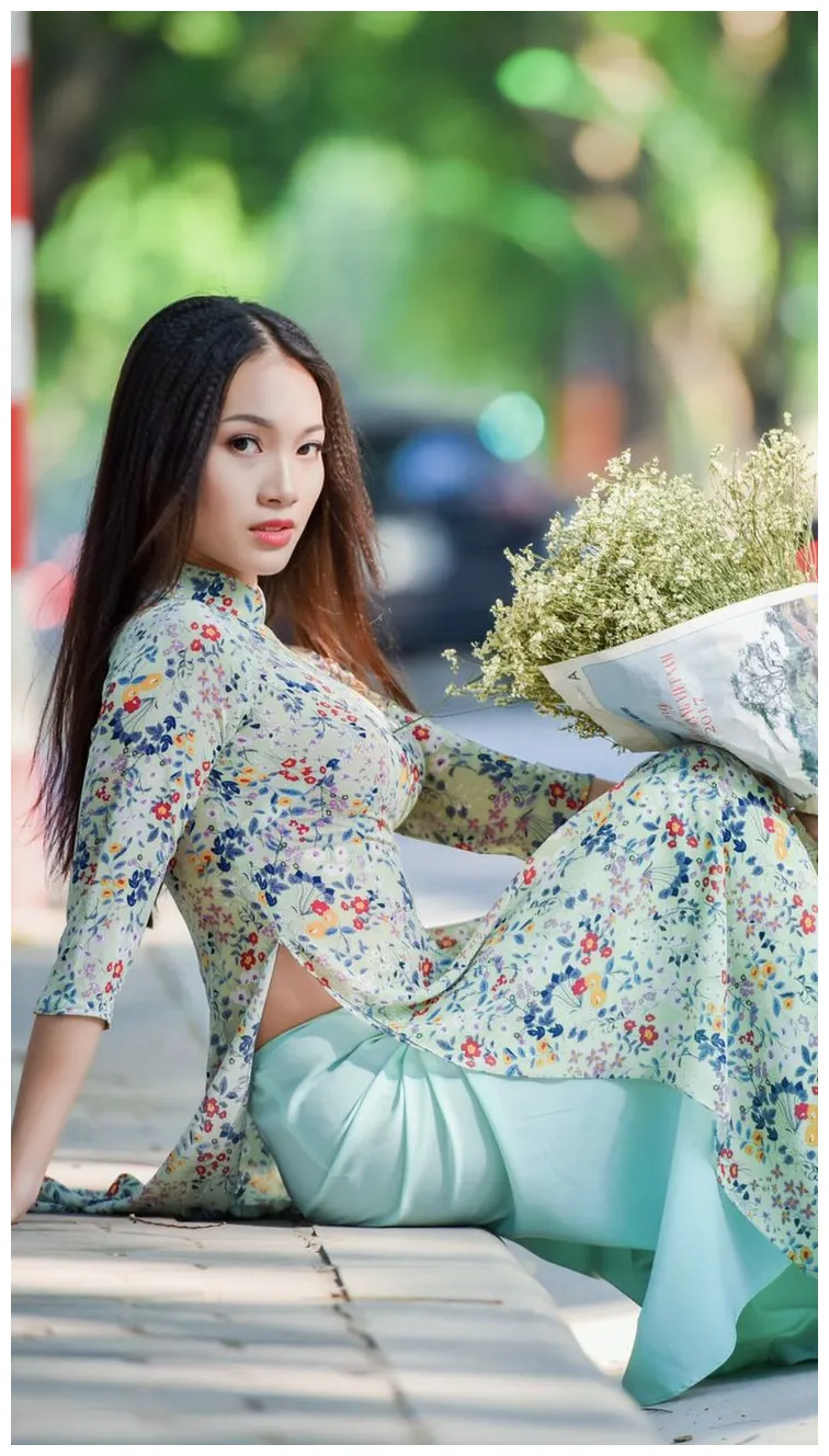 Img_3430 vietnamese clothing, curvy women fashion, vietnamese long dress