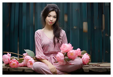 优雅沉静的女子高清图片下载-正版图片600975982-摄图网