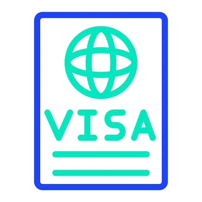 Premium Vector | Visa Vector Icon Design Illustration