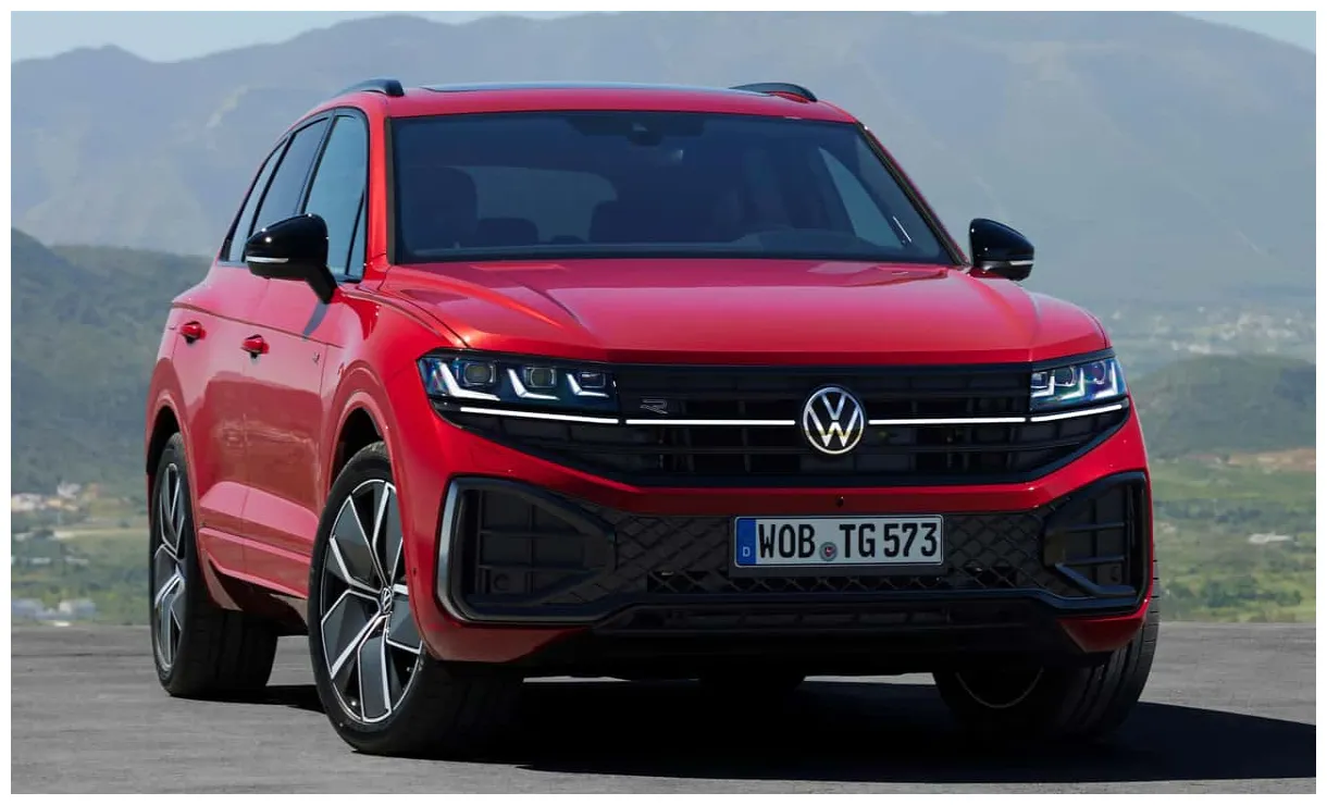2024 Volkswagen Touareg revealed with light bars and V6-only power