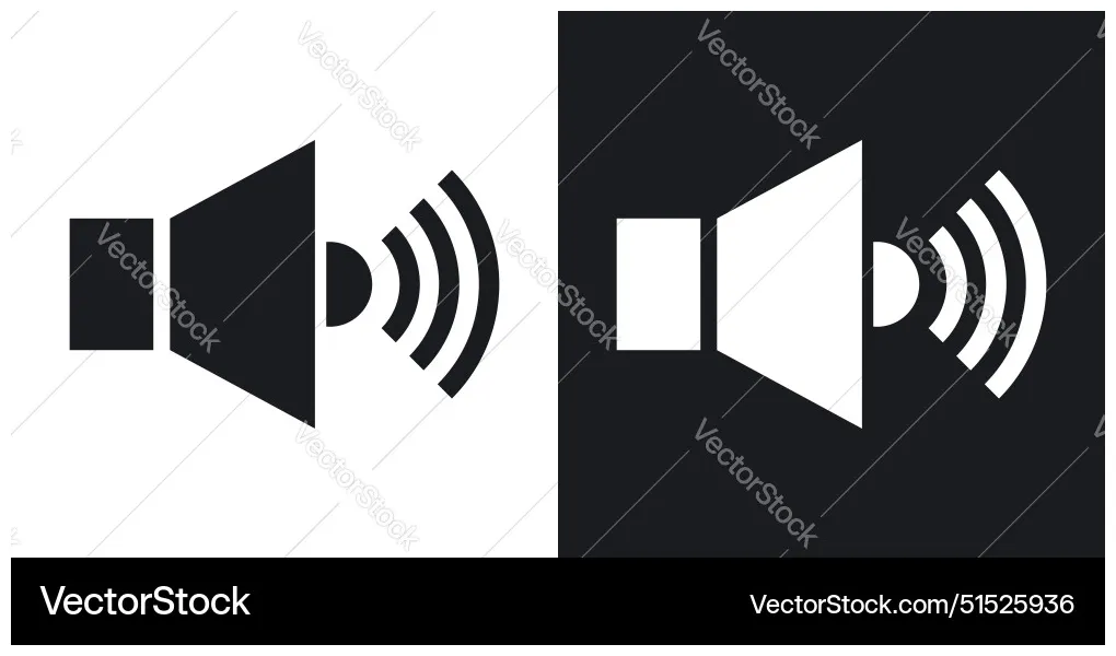 Volume icon vector vectorstock