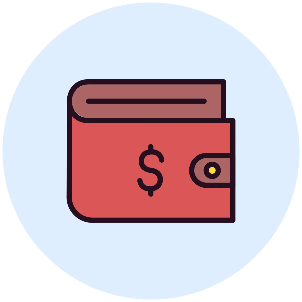 Wallet vector icon 20014661 vector art at vecteezy