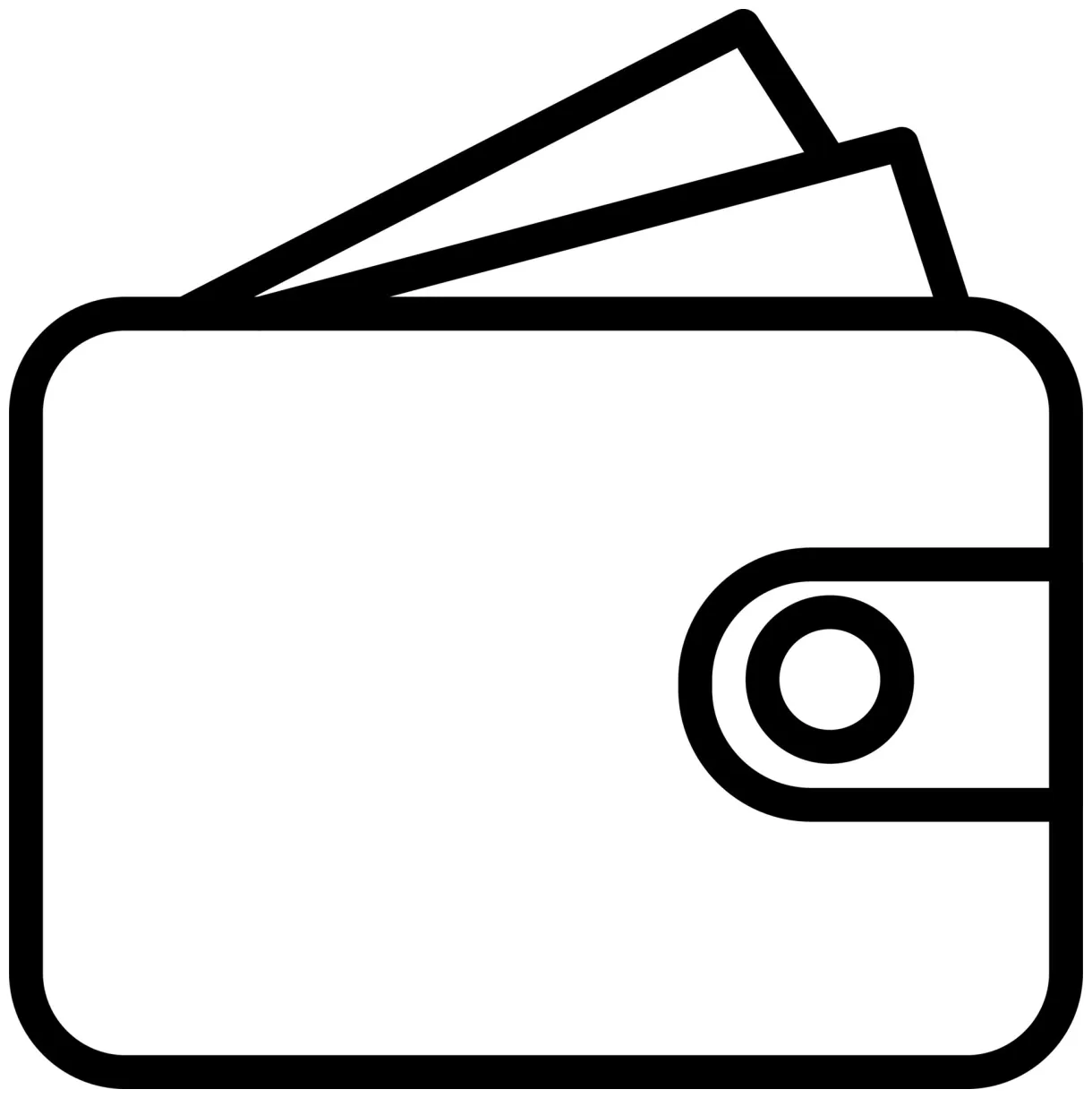Wallet vector icon 19994893 vector art at vecteezy