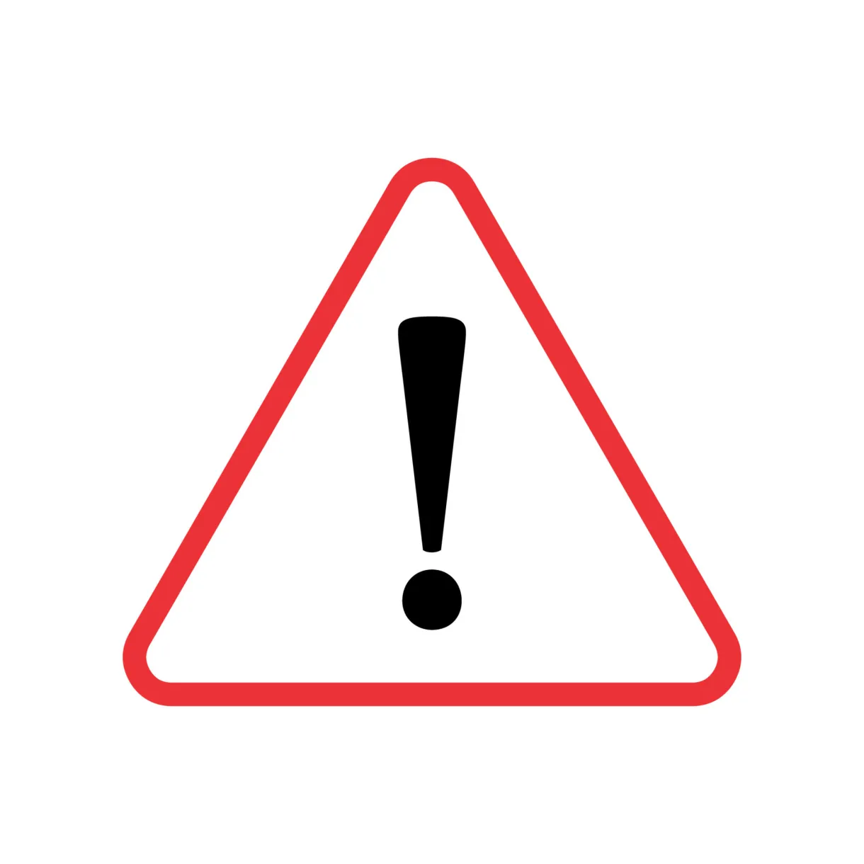 Warning vector icon warning red sign 12280735 vector art at vecteezy