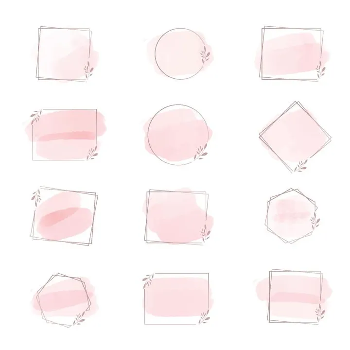 Watercolor logo vector art, icons, and graphics for