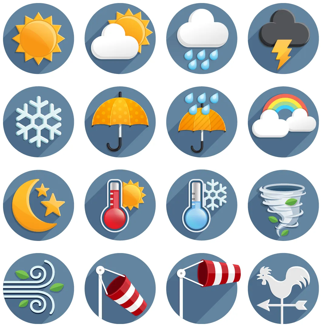 Weather icons