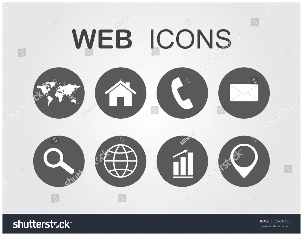 Web icons printable coloring page