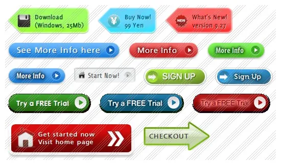 Free website buttons samples free-buttons a few clicks to