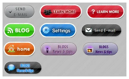 Free buttons free web buttons create pure css rollover web