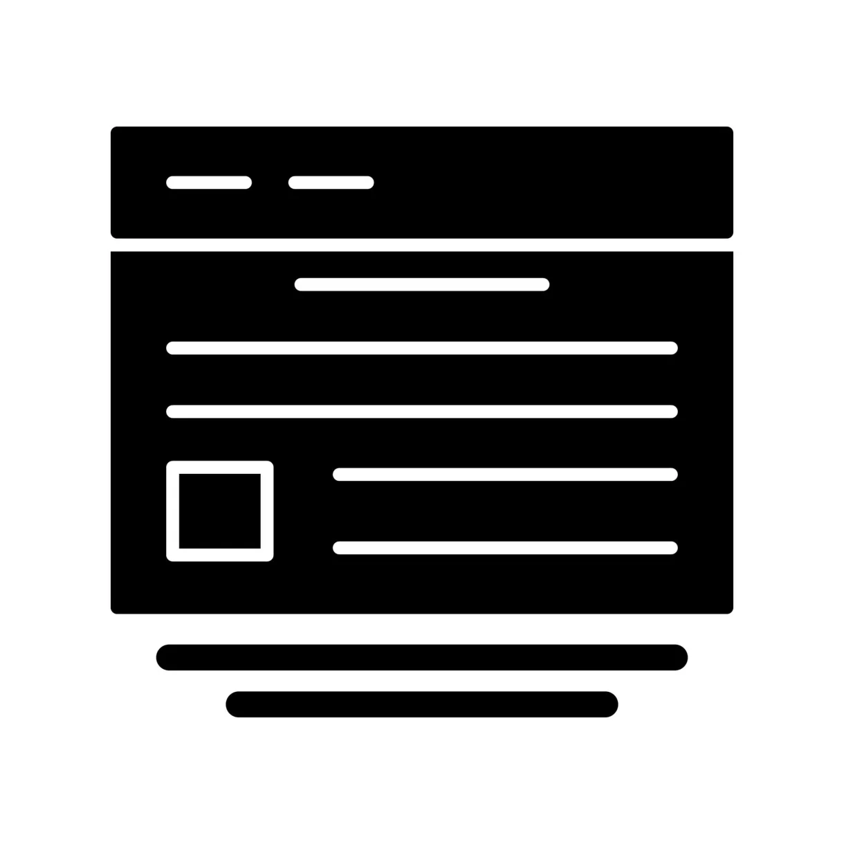 Website vector icon 14735175 vector art at vecteezy