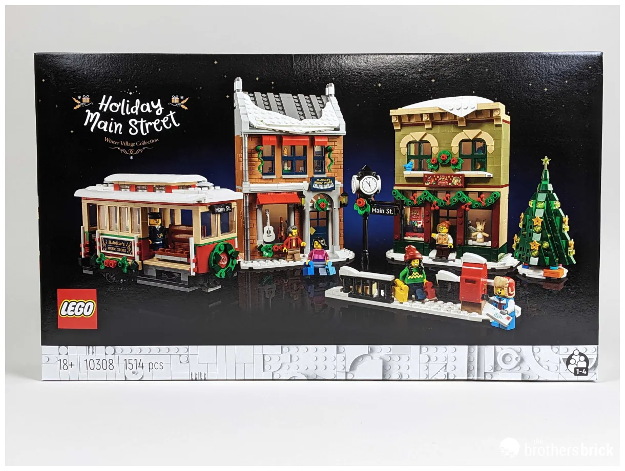 Lego icons winter village collection 10308 holiday main street
