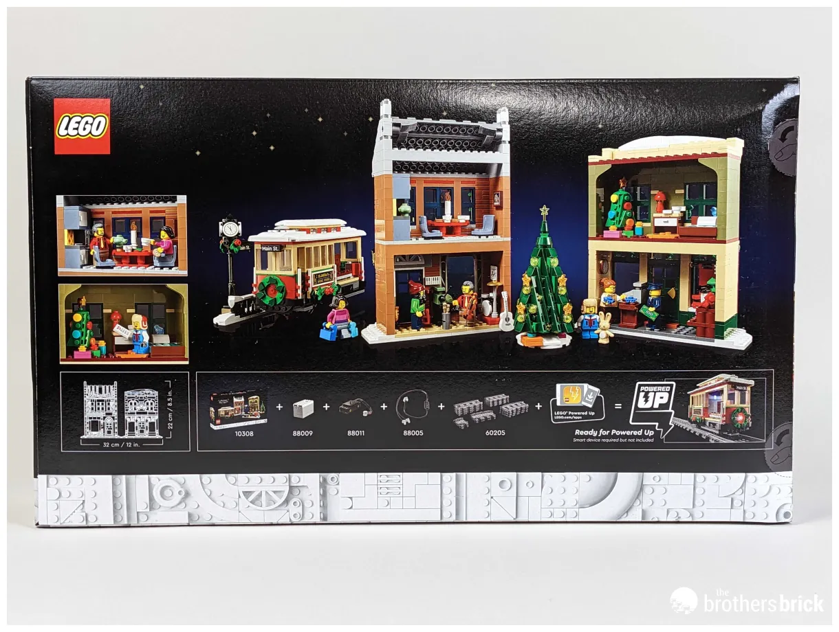 Lego icons winter village collection 10308 holiday main street