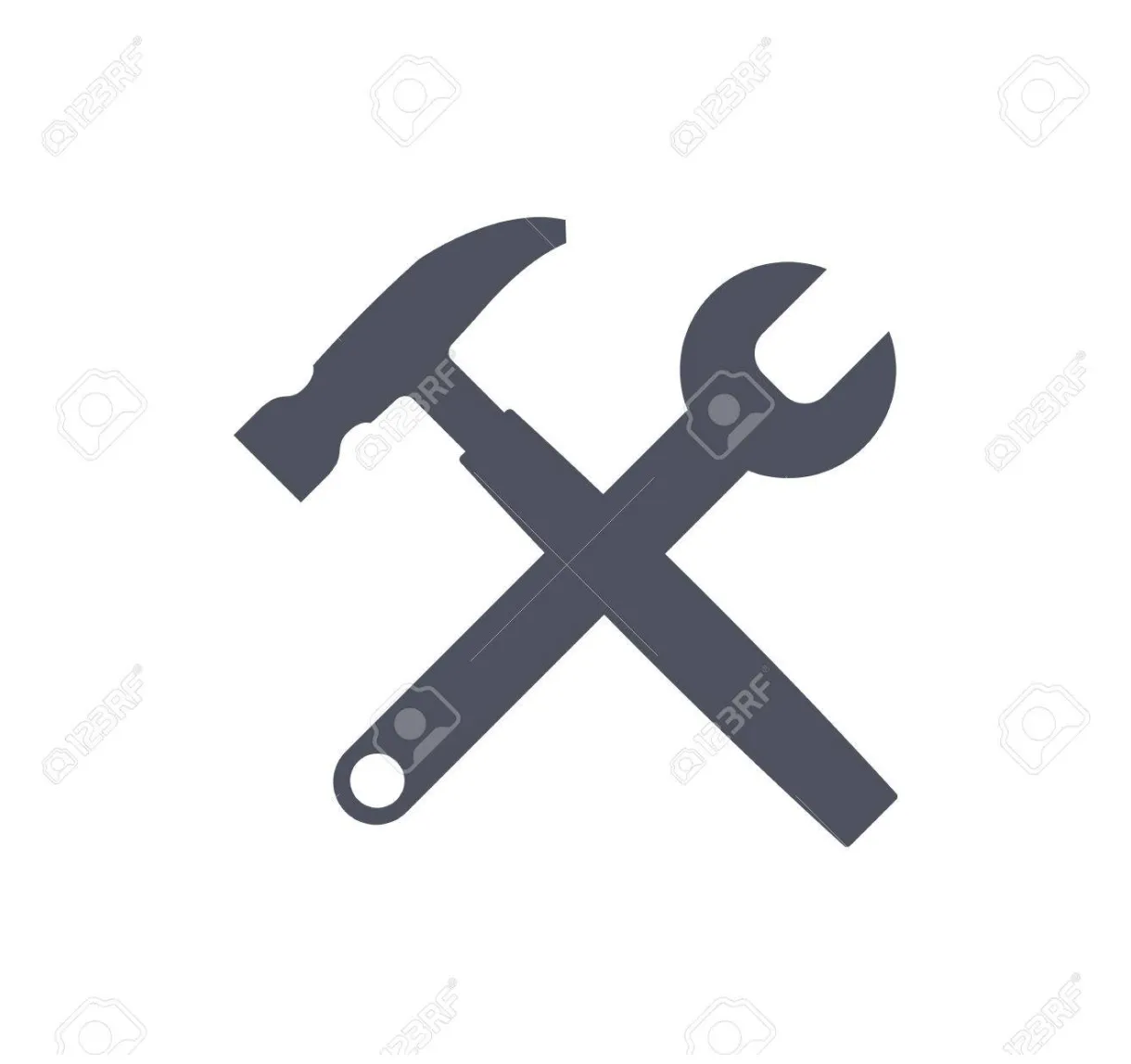 Wrench vector icon #9087 free icons library