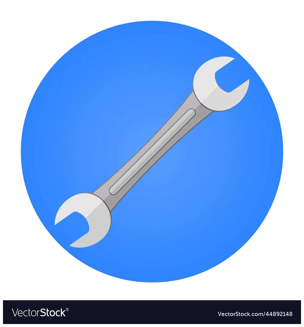 Wrench icon vector vectorstock