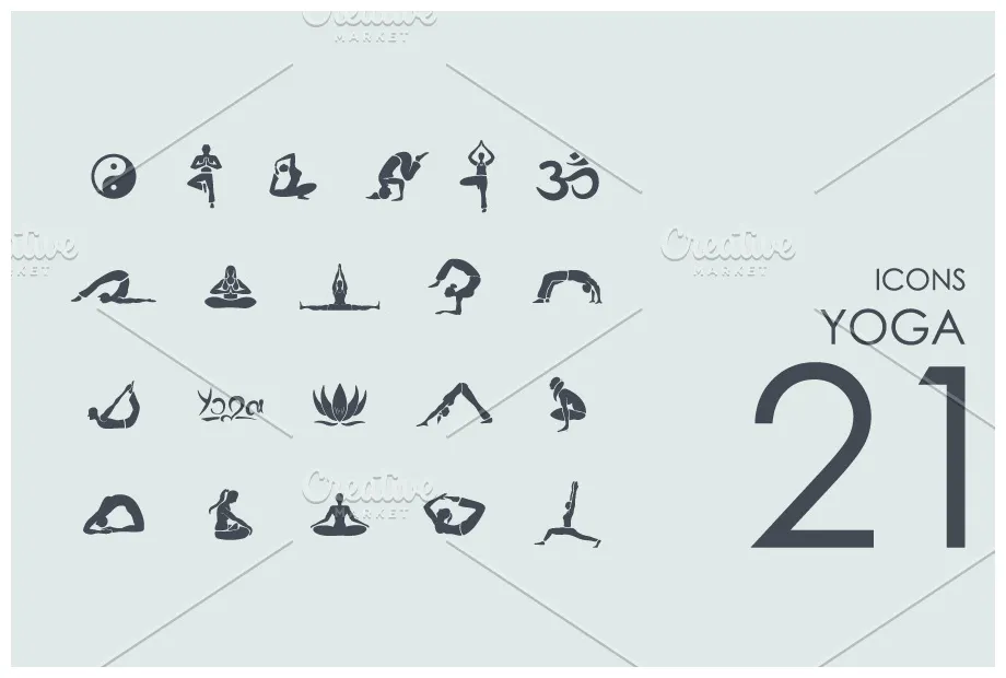 21 icons ~ creative market